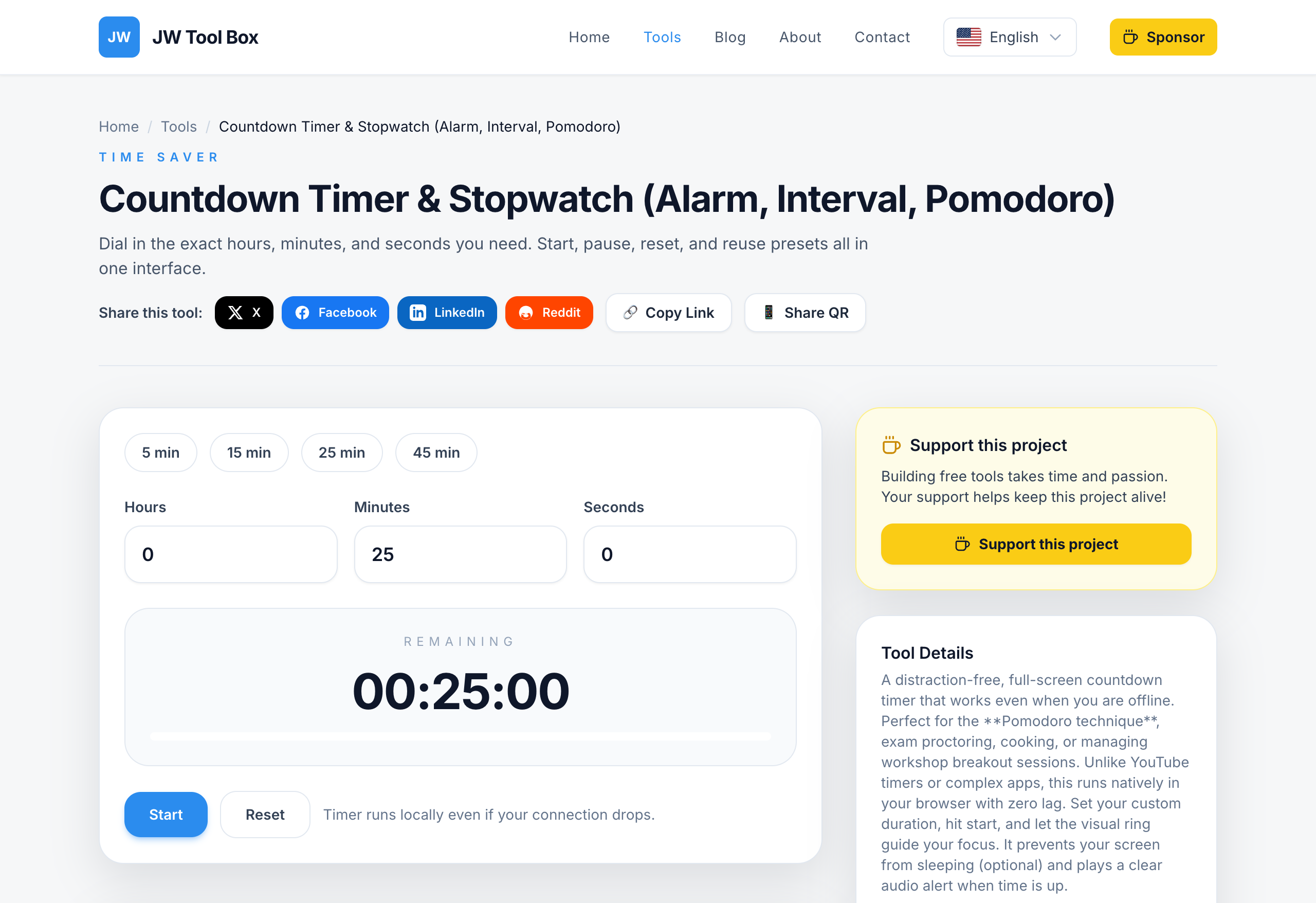 Countdown Timer Tool