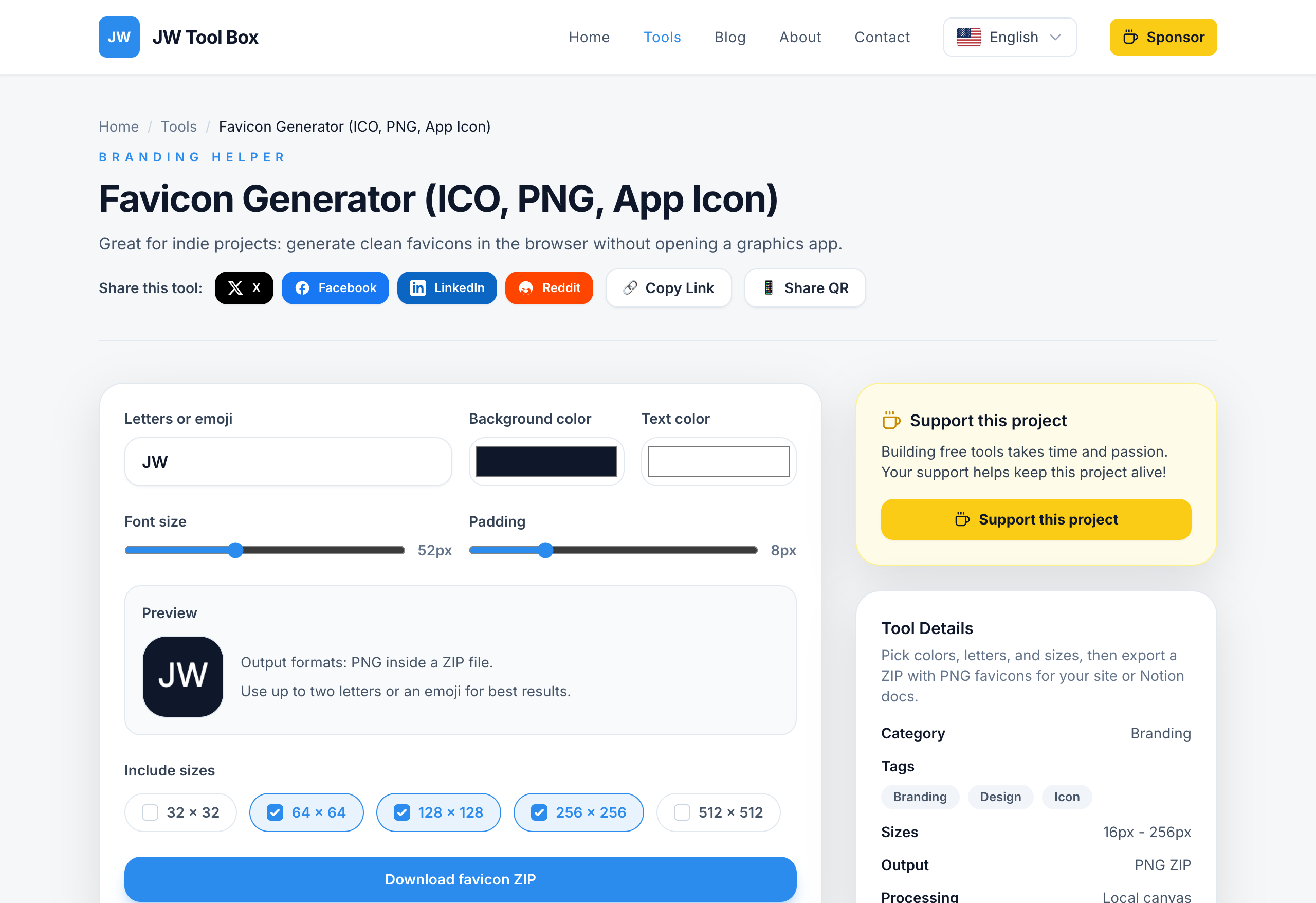 Favicon Generator Tool